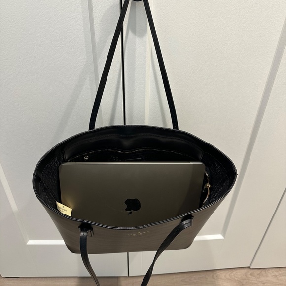Kate Spade New York Black Leather Tote - Picture 11 of 14